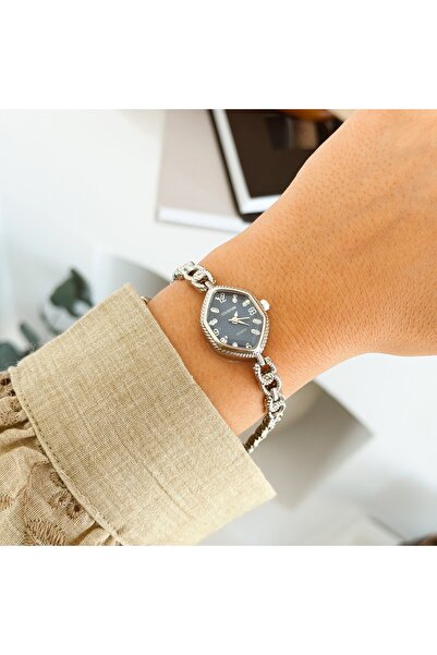 Boise Atelier Rosamu Gray-Black Watch |   Clock