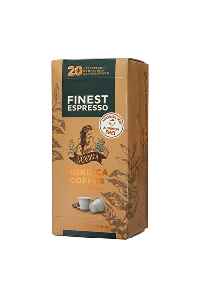 Nordica Coffee Capsule de cafea, 20 de capsule, Compatibile cu Nespresso, Esp...