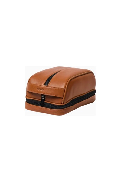 RYOKO Liwa Dopp Kit Leather Travel and Grooming Bag