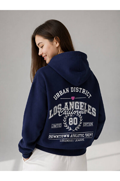 Victor and Jane Girls Graphic “LA 1980” Long Sleeve Hoodie