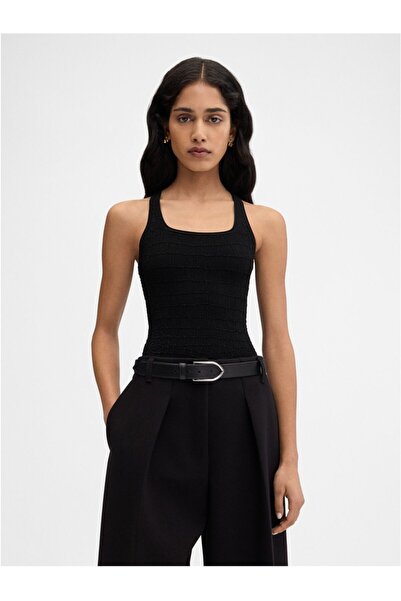 JACQUEMUS Stylish Racerback Tank Top Crocodile Print Lover Outfit, Fitted Cut