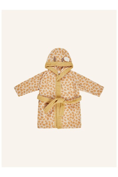 Sterntaler Giraffe Kaya Hooded Bathrobe, 3D Detailed, 100% Cotton, Special fo...