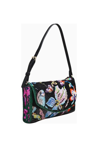 Celandine X Sarah Gordon Beaded and Sequined Detailed Shoulder Bag
