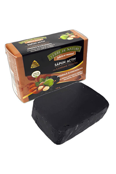 Verre De Nature Sapun Activ carbune vegetal migdale macadamia note ciocolata ...