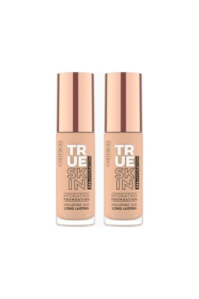Catrice True Skin Hydrating Foundation 2-Pack Moisturizing and Natural Look
