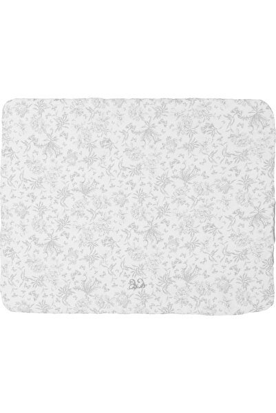 Tartine et Chocolat Floral Patterned Baby Blanket - Gray