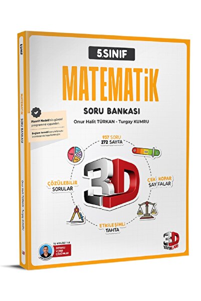 3D Yayınları 5. Sınıf Matematik Soru Bankası