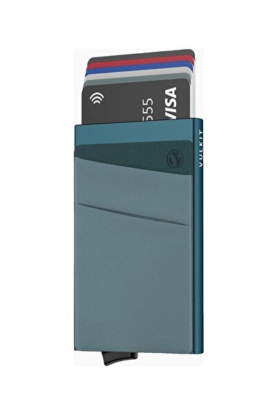 VULKIT Rfid Protected Aluminum Men's Card Holder Wallet