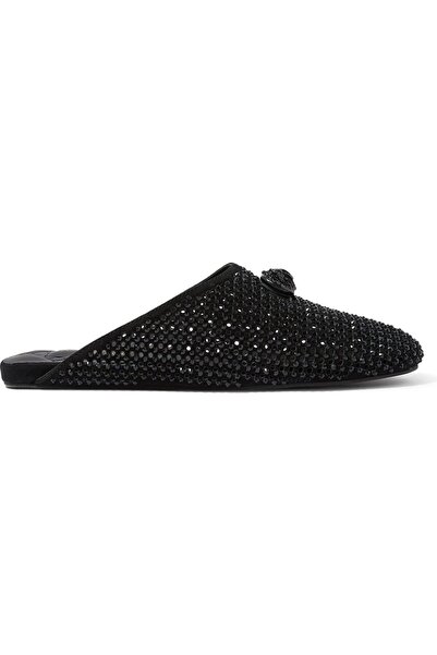 Kurt Geiger Stylish Chelsea Slippers with Shiny Stone Detail