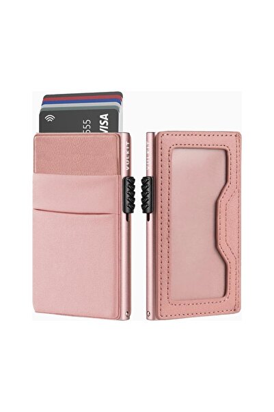 VULKIT Rfid Protected Unisex Card Holder Wallet with Edc Compartment