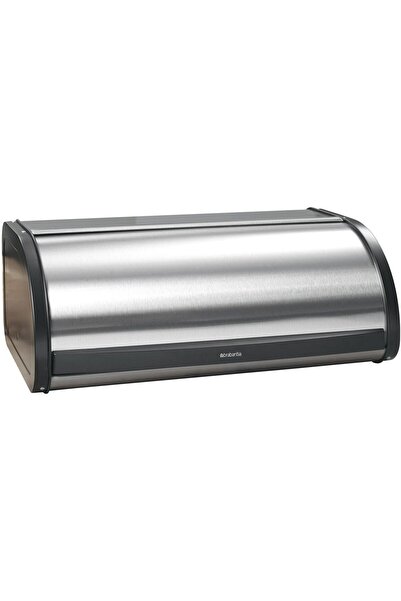 Brabantia Roll Top Bread Box, Matt Steel Fingerprint Proof Color - Large
