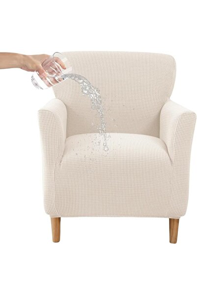 KASTWAVE Banquet Armchair Slipcovers, Stretch Mid Century Modern Armchair Sli...