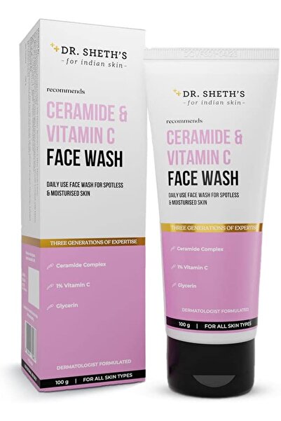 Dr. Sheth's Dr. Sheth’s Ceramide & Vitamin C Face Wash | Hydrating & Moisturi...