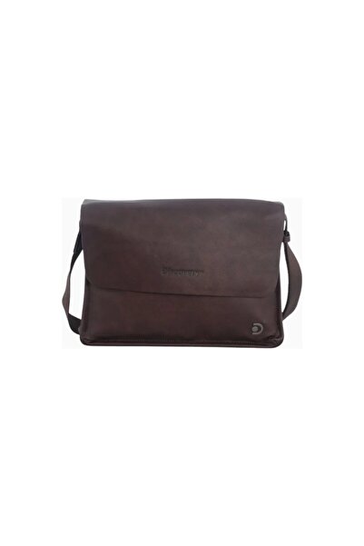 Discovery Heritage Metal Logo 4L Capacity Messenger Shoulder Bag