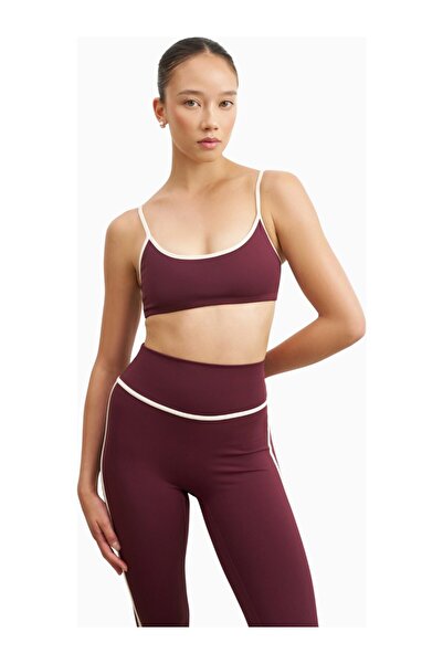 BECAUSE OF ALICE Base Contrast Trim Cami Bra Supportive Sports Bra