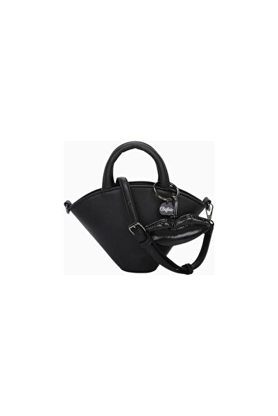 Buffalo Sculpt Mini Trichterform Luxury Shoulder Bag with Kiss Detail