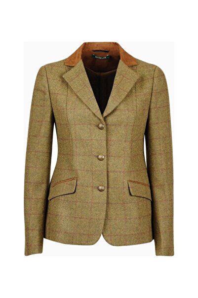 Dublin Children's Albany Tweed Riding Jacket with Suede Detail