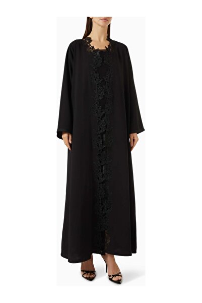Hessa Falasi Stylish Marrakesh Lace Abaya Fashion with Romantic Details