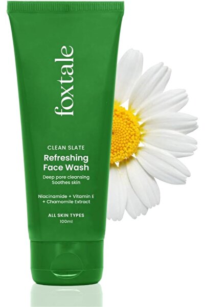 Foxtale Refreshing Face Wash with Niacinamide & Vitamin E, Deeply Cleans Pore...