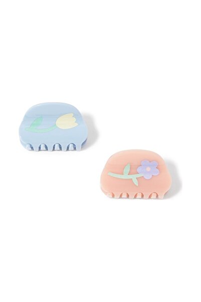 Mimi And Lula Flower Patterned Girl's Hair Clips