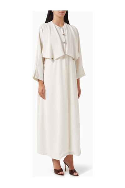 Hessa Falasi Stylish Georgette Cover Abaya Reflects Traditional Elegance with...