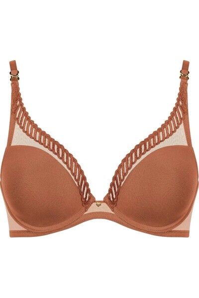 Aubade Sheer Emotion Underwire Triangle Bra, Grs Certified, Transparent Tulle...