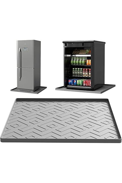 GENERAL Mini Fridge Silicone Mat 19.7"x19.7"x0.4" - Non-Slip, Spill-Proof, Dr...