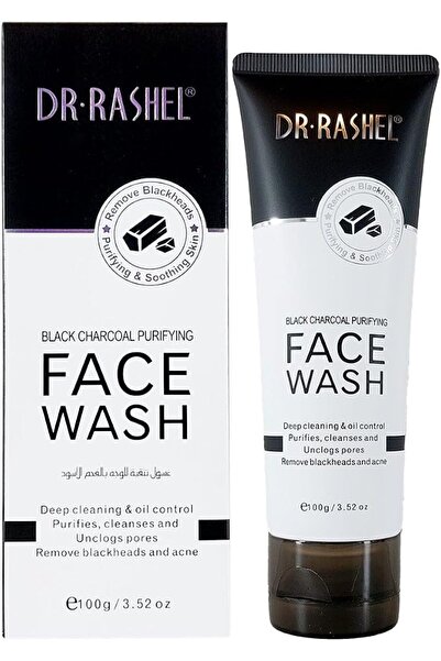 DR.RASHEL Black Charcoal Purifying Face Wash 100 g
