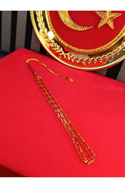TESPİH KÖŞESİ İTHAL TOZ KEHRİBAR TESBİH KESME KESİM SARI
