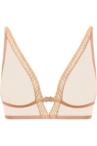 Aubade Sheer Emotion Triangel Bh, Grs Certified, Transparent Tulle Bra