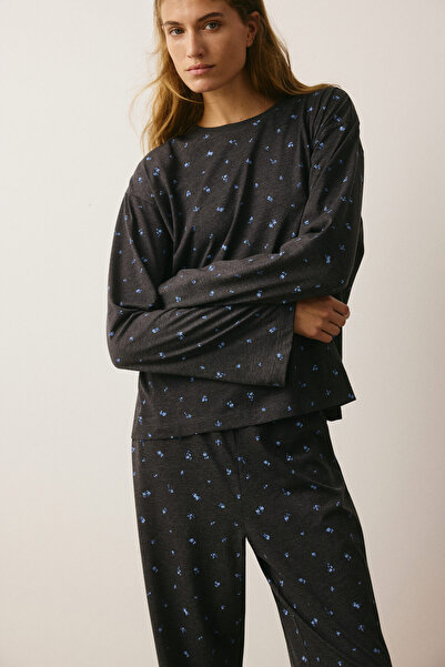 H&M Pamuklu Pijama Takımı
