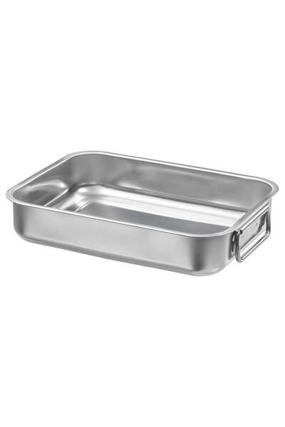 IKEA Koncıs Oven Dish Stainless Steel 26X20 cm