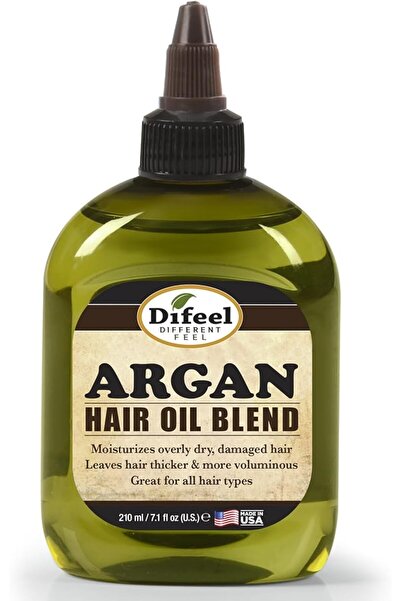 Difeel Premium Natural Hair Oil -Argan Oil, Moisturizes Dry Hair & Smoothes H...