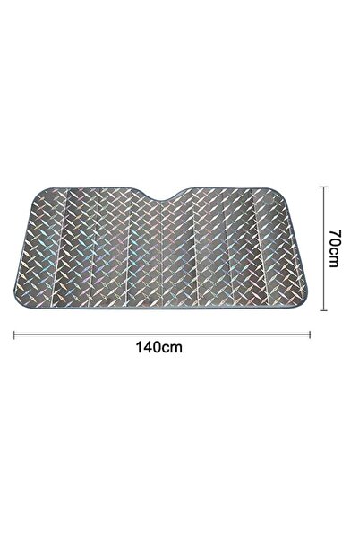 odjas Parasolar auto, 140x70cm pentru limuzina, material PE, instalare cu ven...