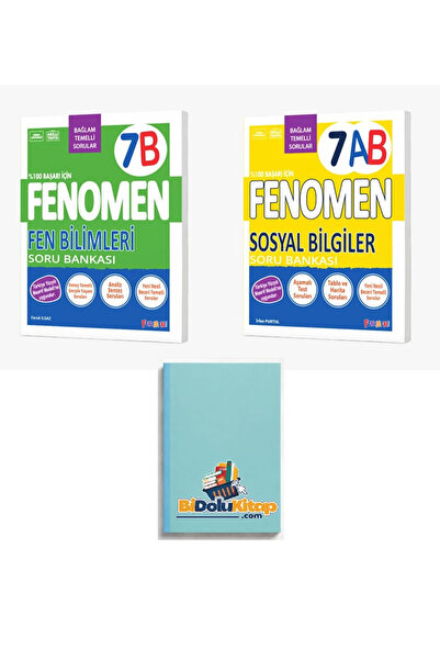 Fenomen Yayıncılık FENOMEN 7 FEN BİLİMLERİ (B) -SOSYAL BİLGİLER (AB) SORU BAN...