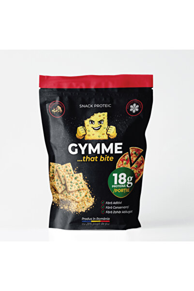 GYMME Snack proteic liofilizat aroma Pizza Classic