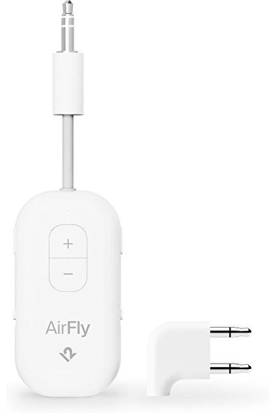 Twelve South AirFly Pro 2 ديلوكس - محول بلوتوث للطائرات، يربط بين 2 سماعة Air...