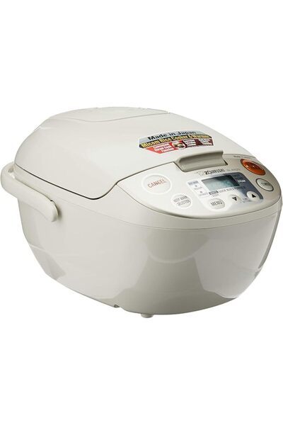 ZOJIRUSHI طباخ أرز ميكوم NL-AAQ10، سعة 1.0 لتر، لون بيج