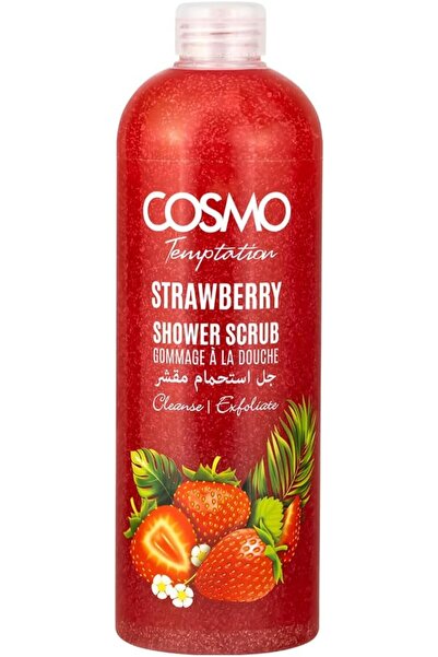 CD Cosmo Designs مقشر استحمام تيمبتيشن بالفراولة من سي دي كوزمو ديزاينز