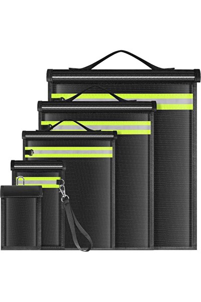 GENERAL 5 Pack Faraday Bags EMP Proof,Faraday Bags for Laptops Tablets Phones...