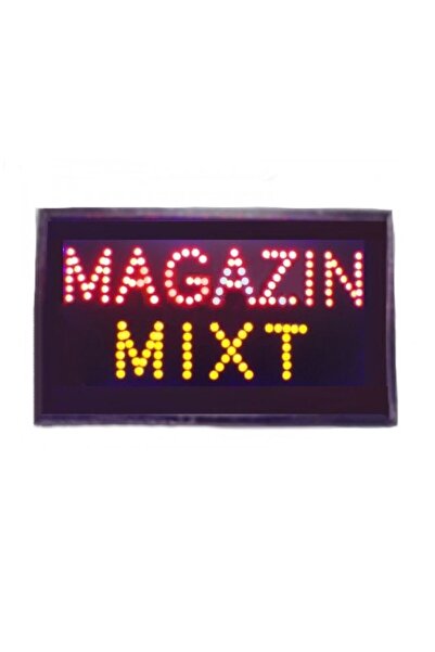 odjas Reclama luminoasa Led MAGAZIN MIXT , 50x25 cm