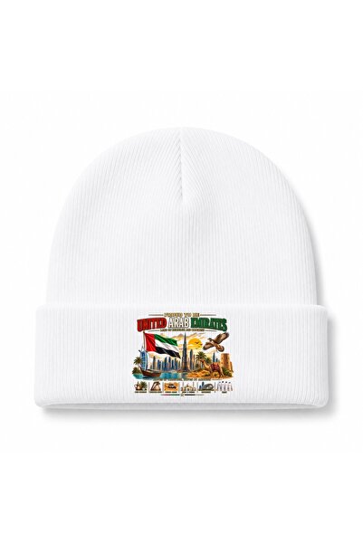 Rabona Fashion Proud Emirates Heritage & Ambition Uae Graphic Beanie