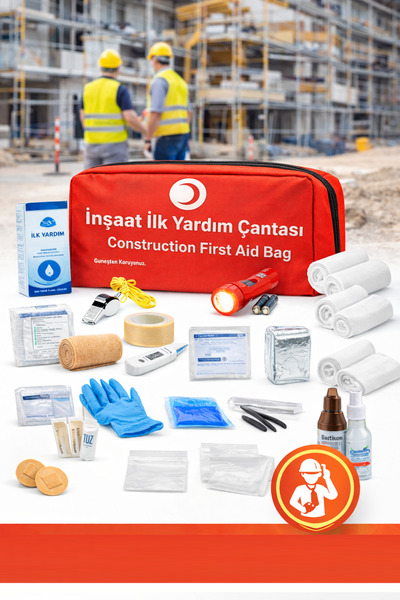 Doğal Eczane İnşaat ilk Yardım Çantası, Şantiye İlk Yardım Çantası Yönetmeliğe Uygun 50 Parça