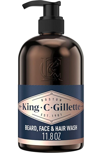 King C. Gillette Kingsea Gelite Beard Wash for Men, 11 Oz, Rich in Argan Oil ...