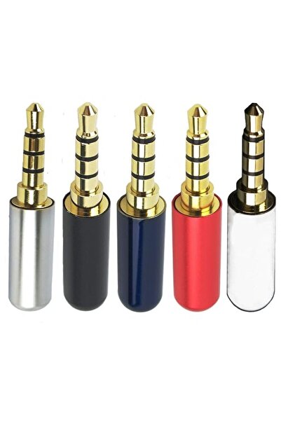 GENERAL VizGiz 5 Pack Wired Earbuds Jack Replacement Solder Type 3.5mm Male P...