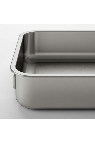 IKEA Koncıs Oven Dish Stainless Steel 26X20 cm