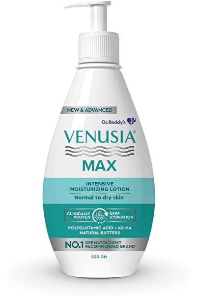 Venusia Dr. Reddy's Max Intensive Moisturizing Lotion | Enriched with 4D Hyal...