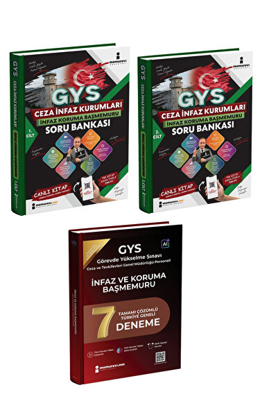 Memurevi Yayınları CTE 2027 İnfaz ve Koruma Başmemurluğu 2 Cilt Akıllı ve Can...
