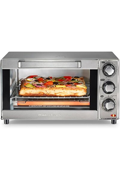 Hamilton Beach Countertop Toaster Oven & Pizza Maker Large 4-Slice Capacity, ...