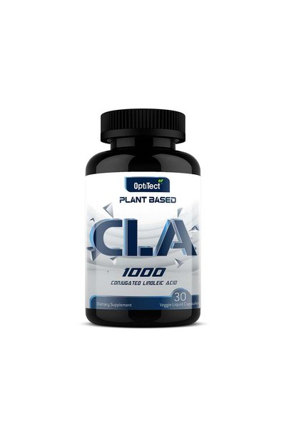 OptiTect CLA 1000، نباتي المصدر، 1000 ملغ - 30 كبسولة سائلة نباتية